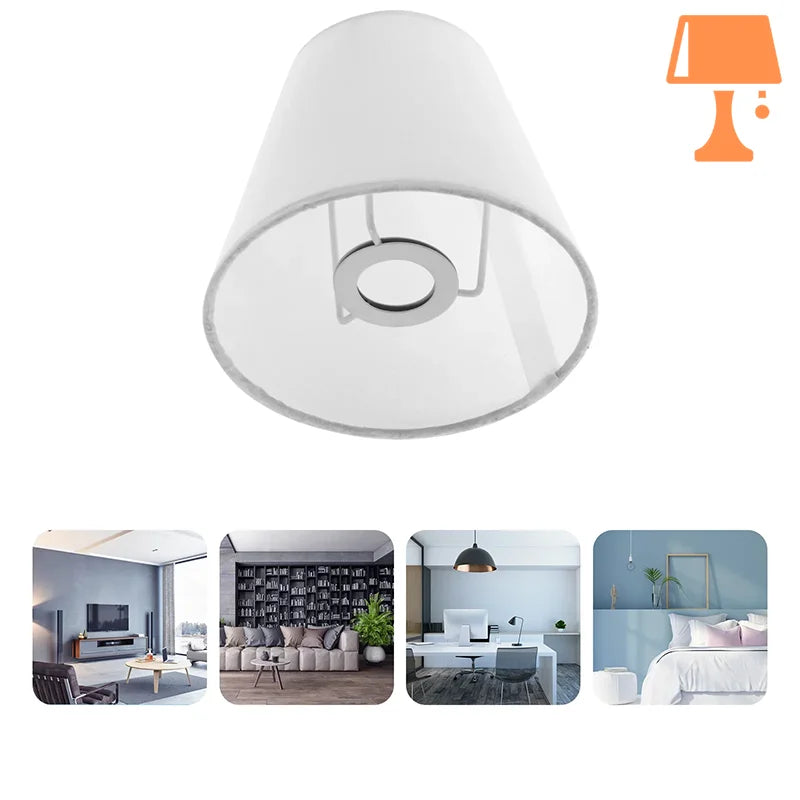 abat-jour blanc lampe de chevet originale