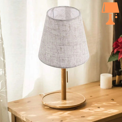 abat-jour gris lampe de chevet gris