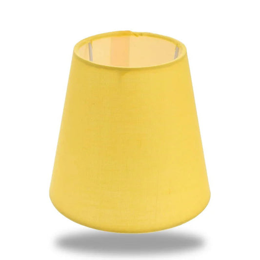 abat-jour jaune pour lampe de chevet