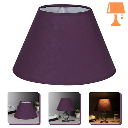 abat-jour violet pour lampe de chevet design