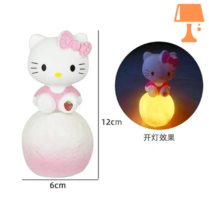 belles lampes de chevet hello kitty