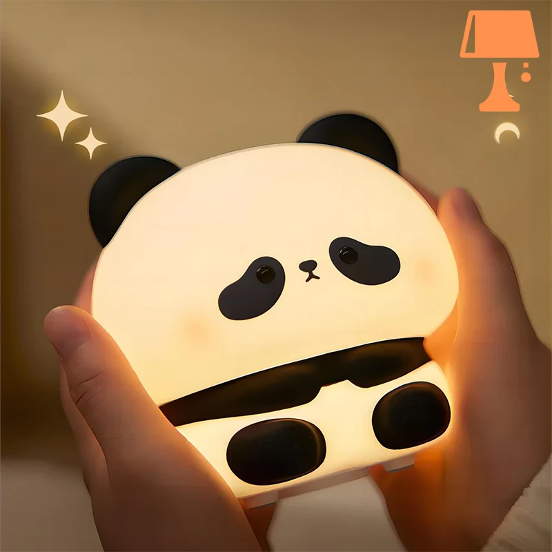 jolie lampe de chevet panda mignon