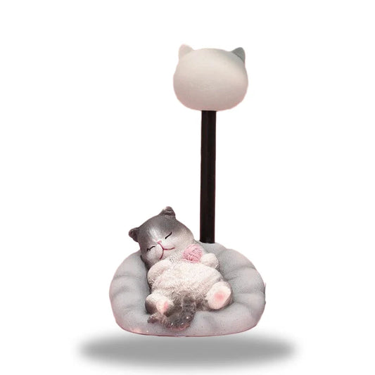 kawai chat noir lampe de chevet