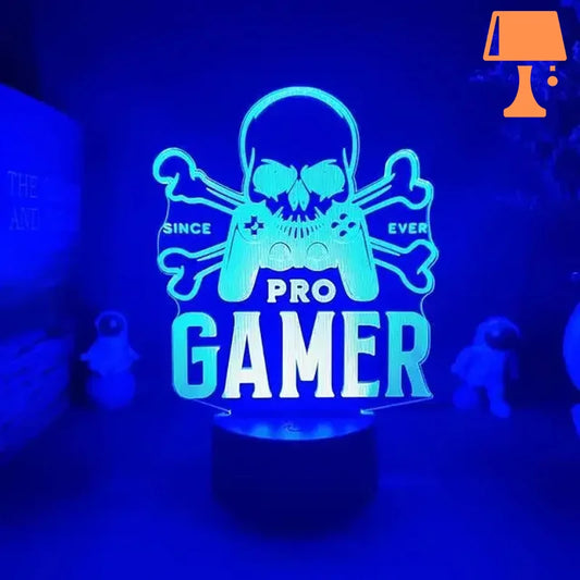 Lampe 3d gamer design
