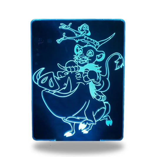 Lampe 3D Roi Lion