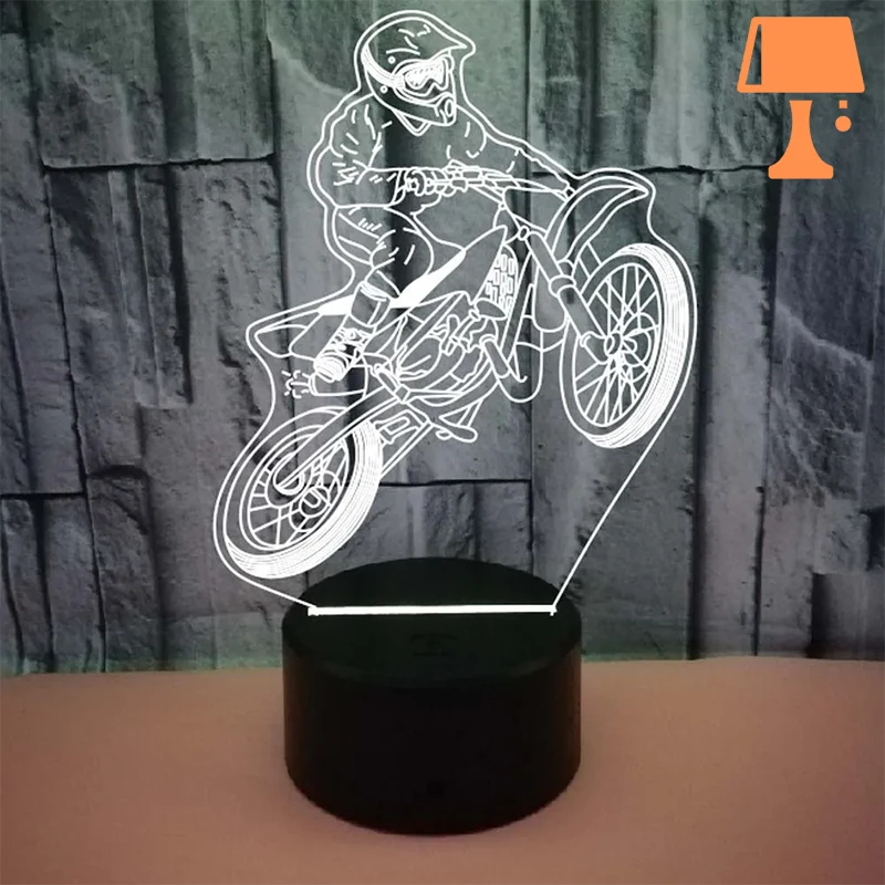 lampe ado pour chambre moto