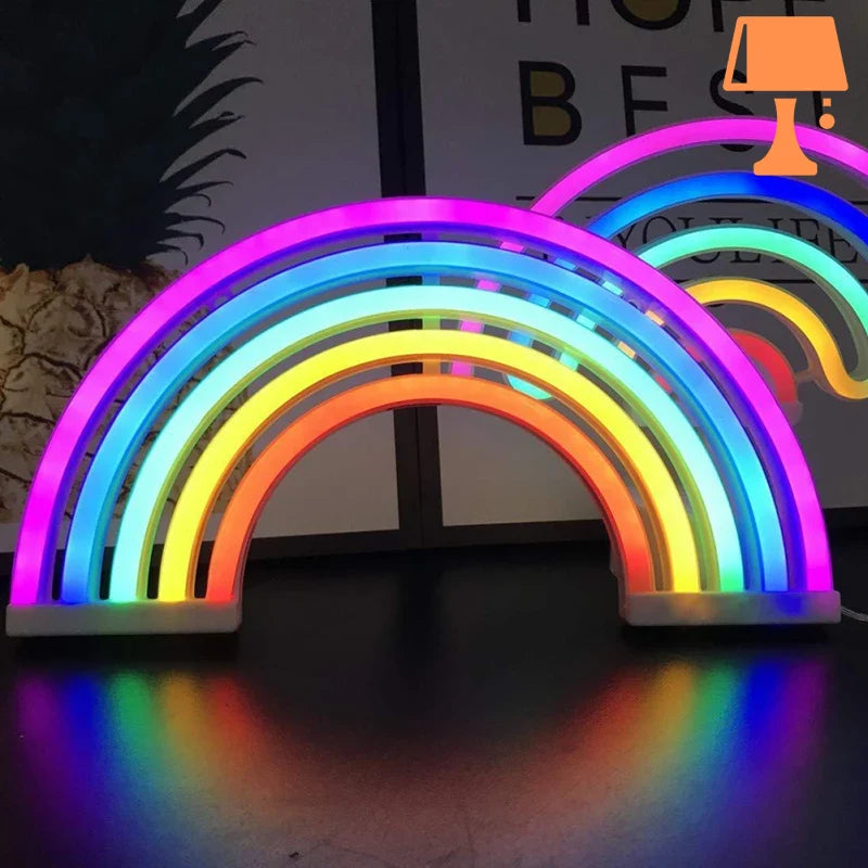 lampe arc en ciel design