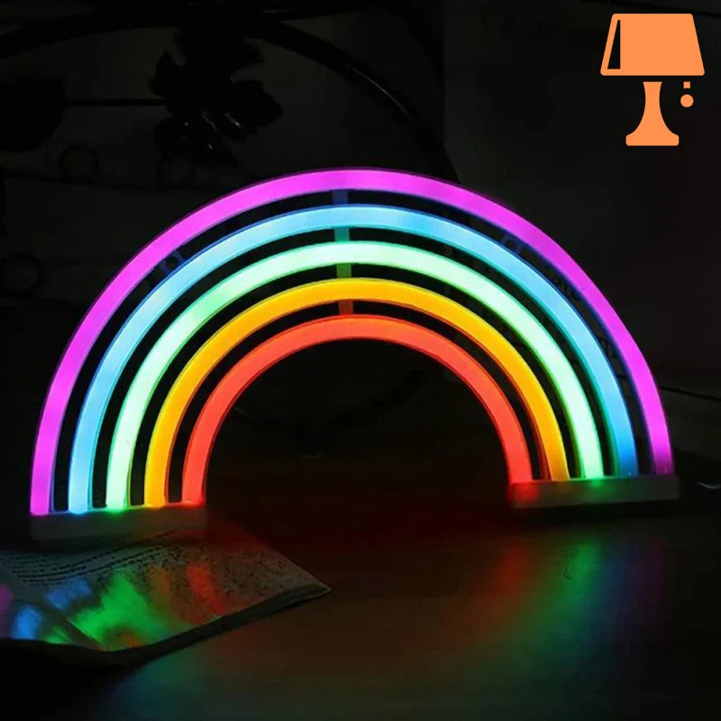 lampe arc en ciel lumière