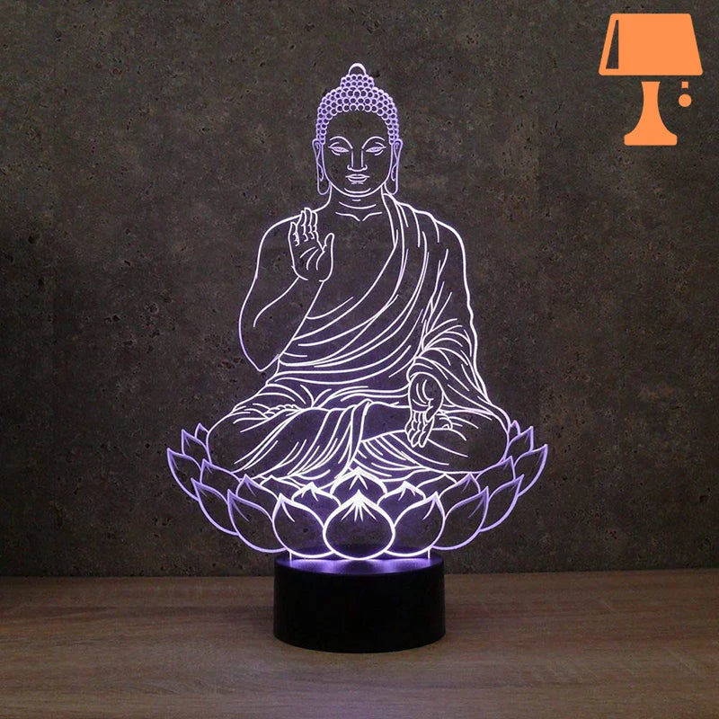 lampe bouddha