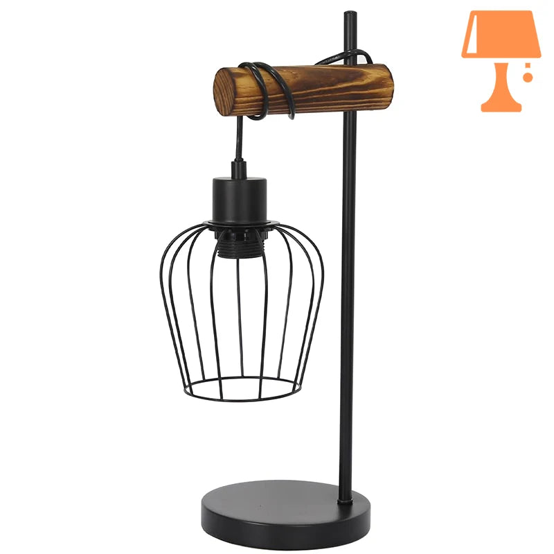 lampe de chevet 1950 noir