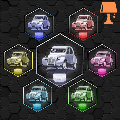 lampe de chevet 2cv couleur