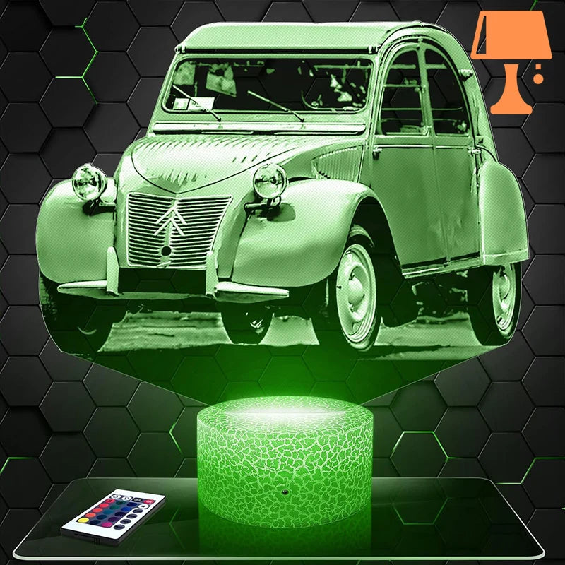 lampe de chevet 2cv design