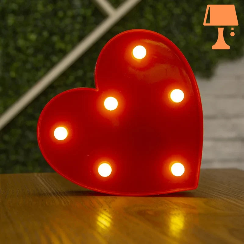 lampe de chevet 7 lettres coeur