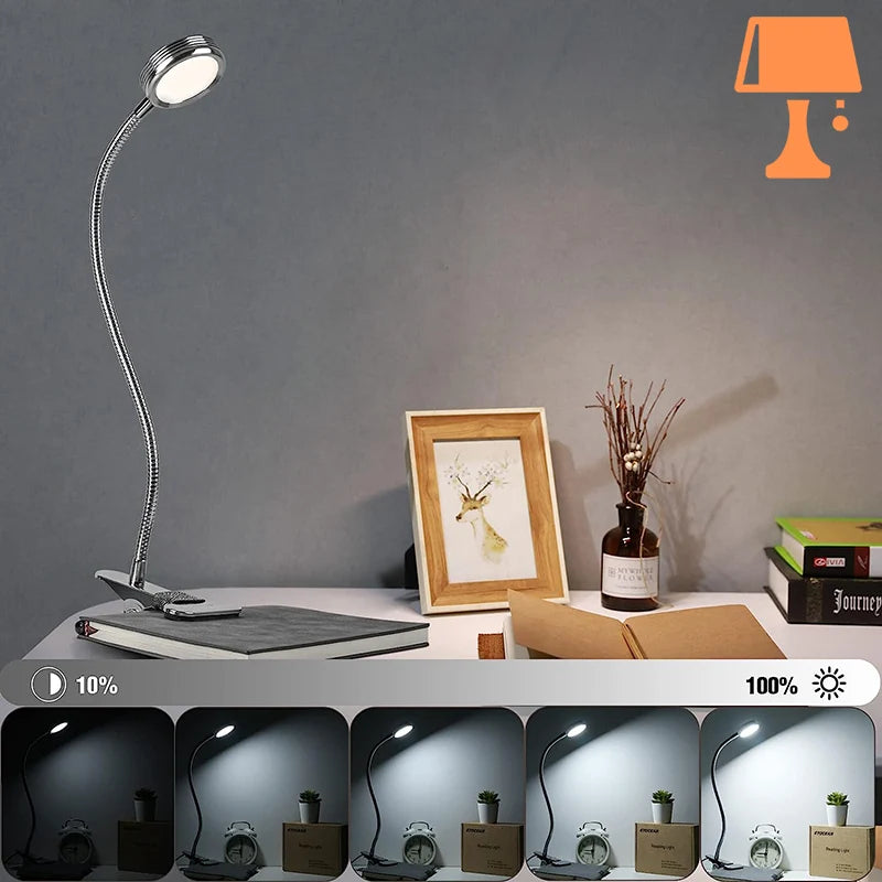 lampe de chevet à clipser intensitees réglables