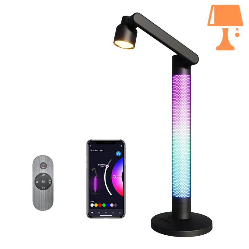 lampe de chevet à télécommande avec application