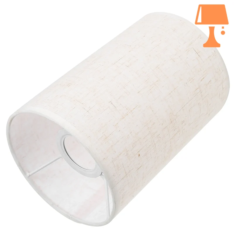 lampe de chevet abat jour beige profil