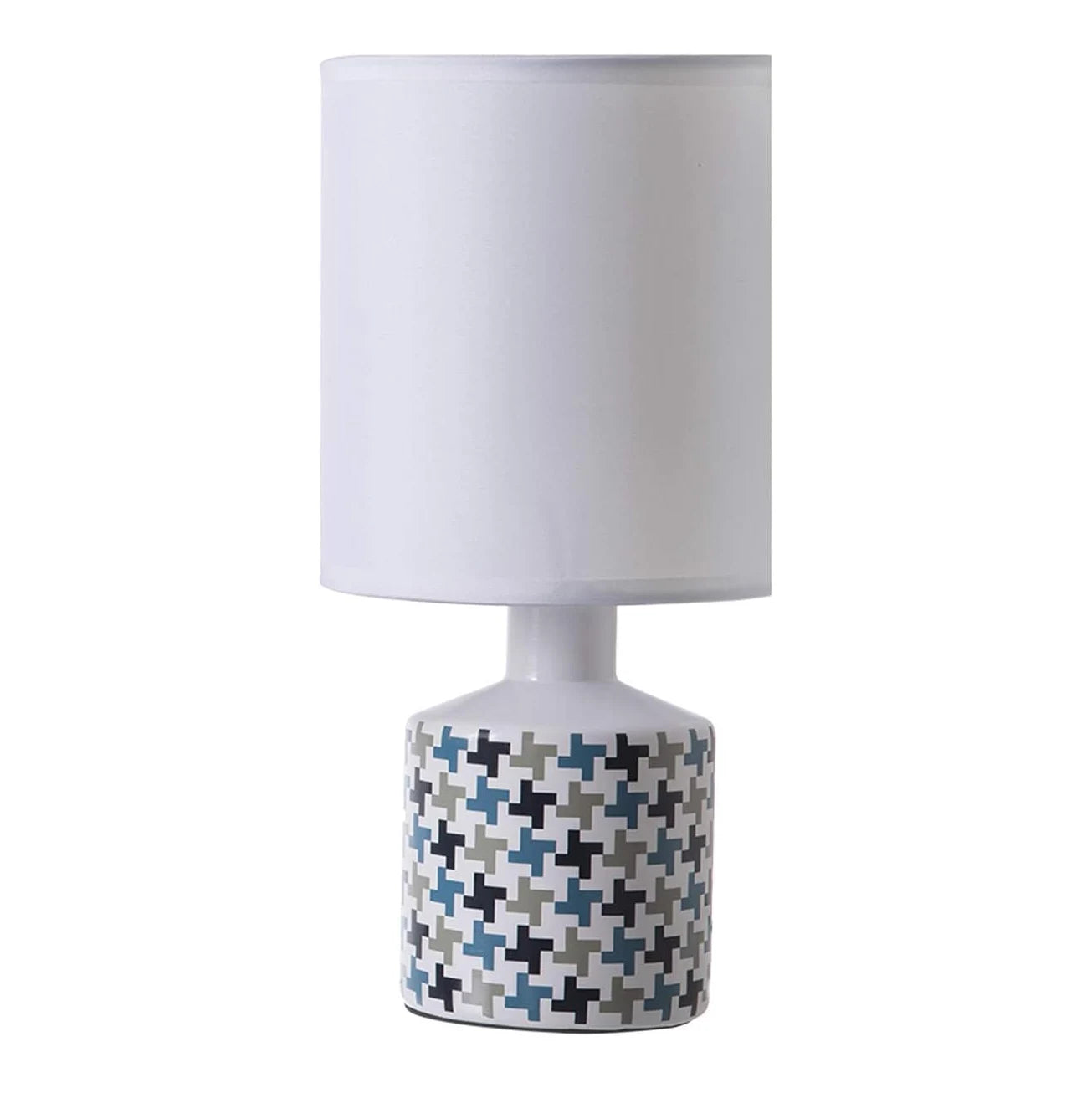 lampe de chevet abat jour blanc design