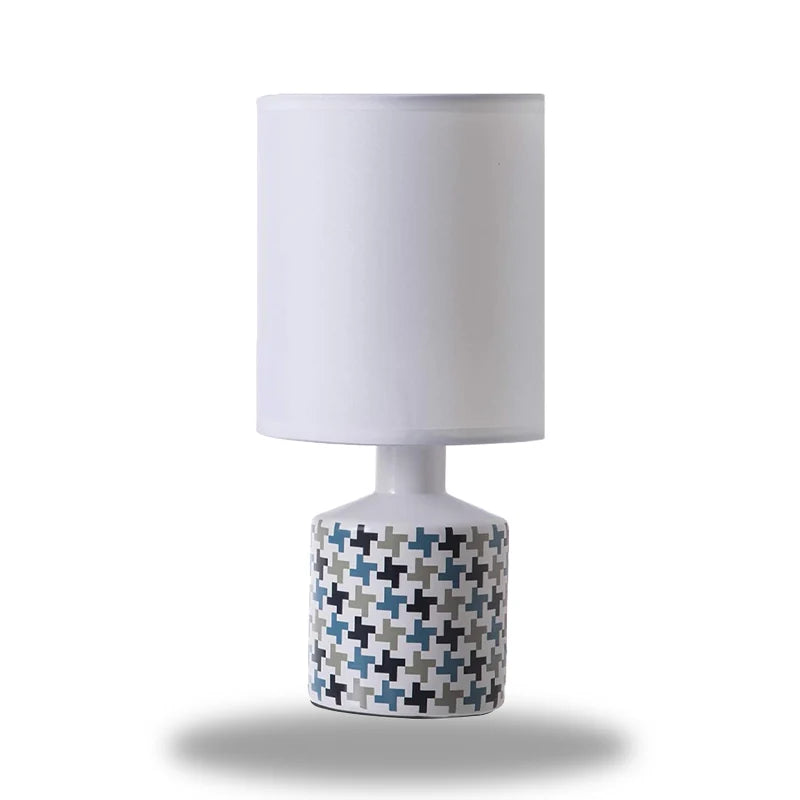 lampe de chevet abat jour blanc