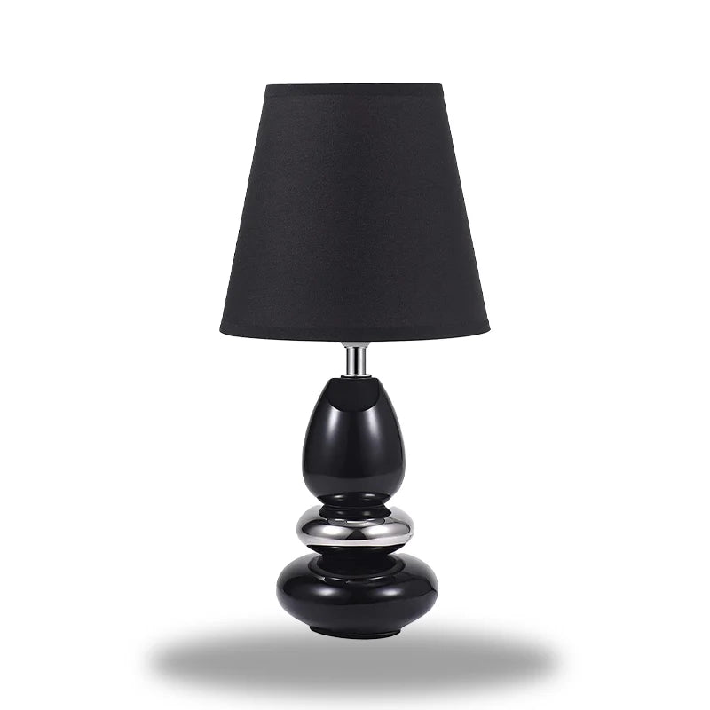 lampe de chevet abat jour noir