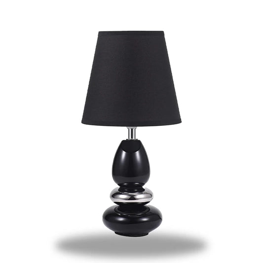 lampe de chevet abat jour noir