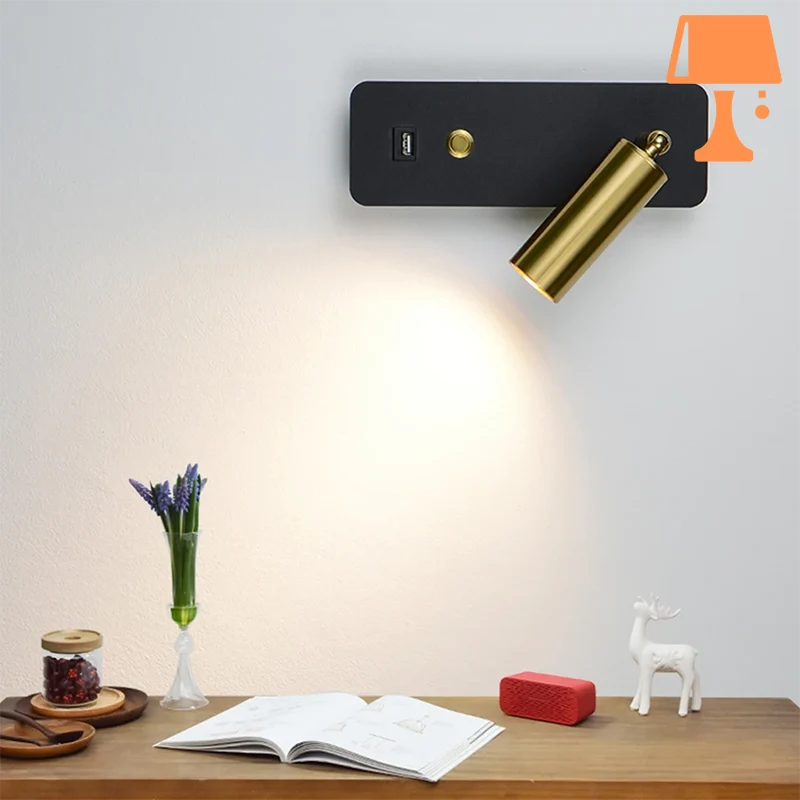 lampe de chevet accrocher au mur murale