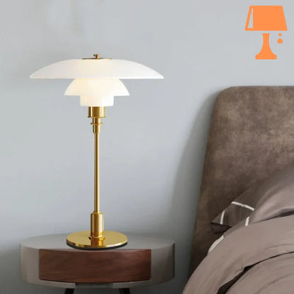 lampe de chevet acier design