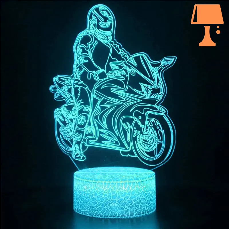 lampe ado gaçon motocross