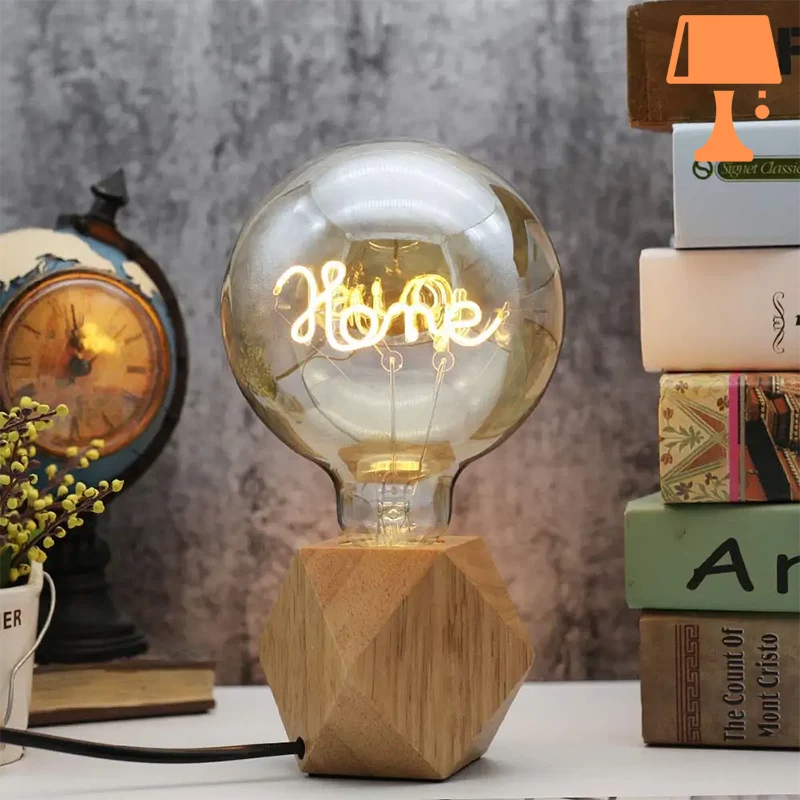 lampe de chevet ampoule filament love