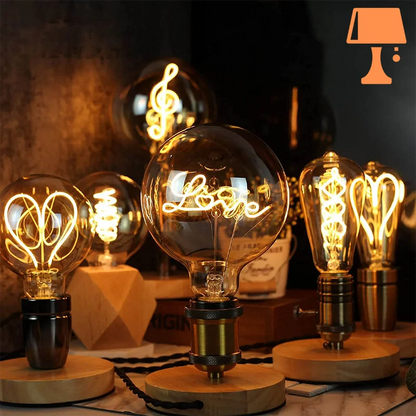 Lampe de Chevet Ampoule Filament Style