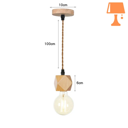 Lampe de Chevet Ampoule Suspendue