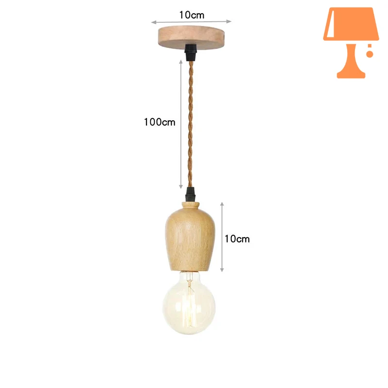 lampe de chevet ampoule suspendue style b