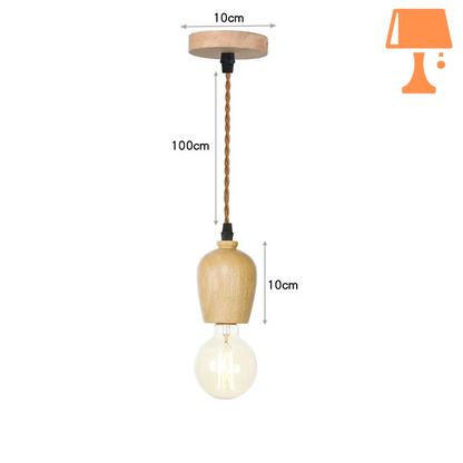 lampe de chevet ampoule suspendue style b