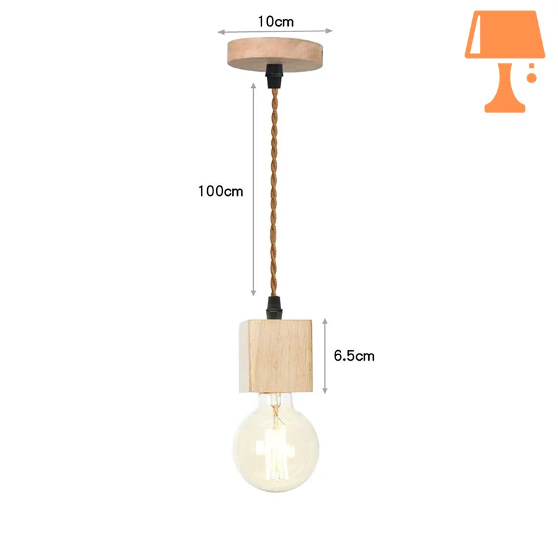 lampe de chevet ampoule suspendue style e