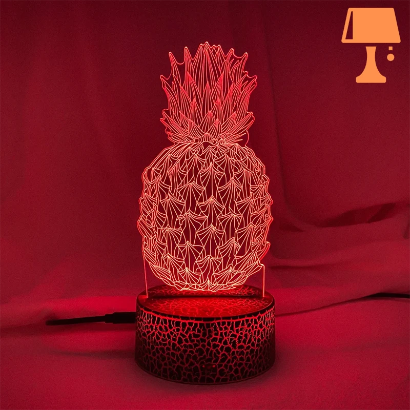 lampe de chevet ananas fruit