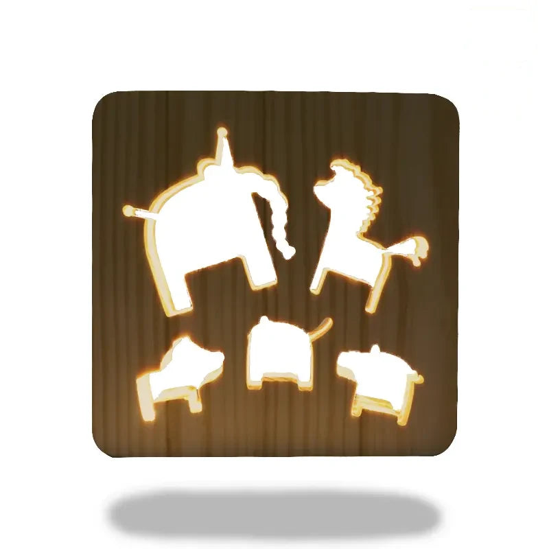 lampe de chevet animaux