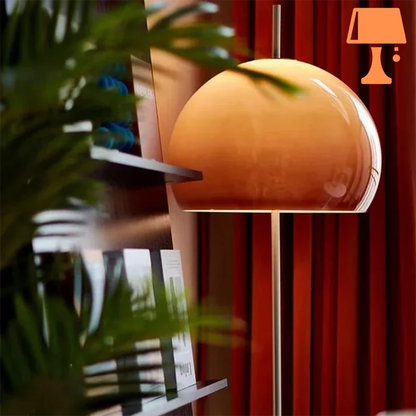 lampe de chevet annee 1970 orange