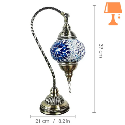 lampe de chevet année 50 taille