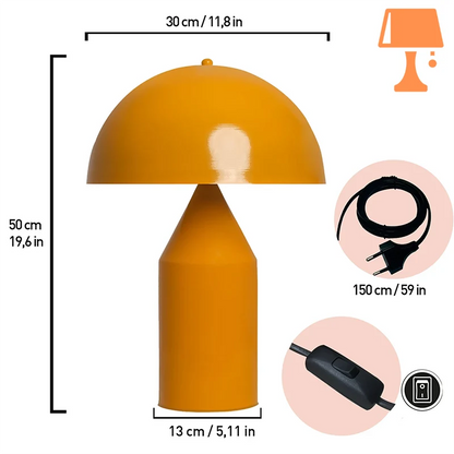 lampe de chevet année 70 taille