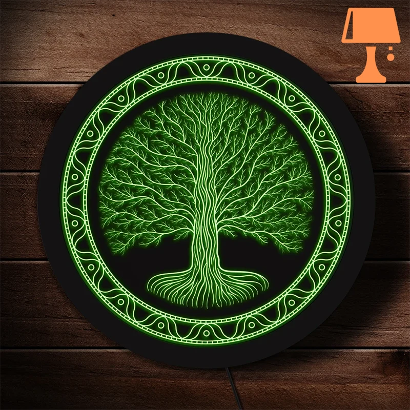 lampe de chevet arbre de vie murale