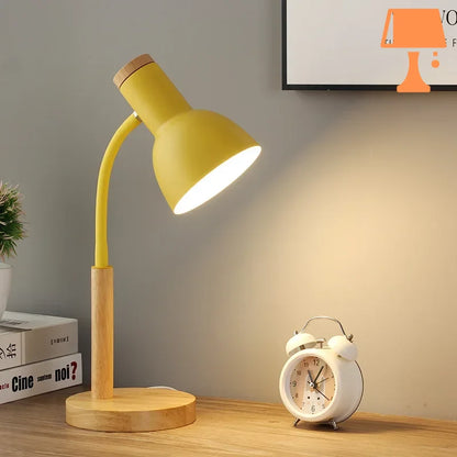 lampe de chevet atelier jaune