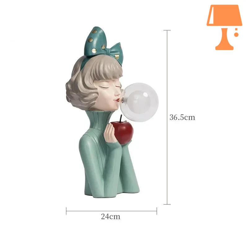 lampe de chevet avec bulle style a