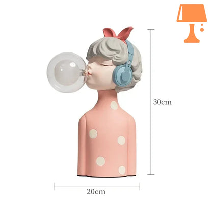 lampe de chevet avec bulle c