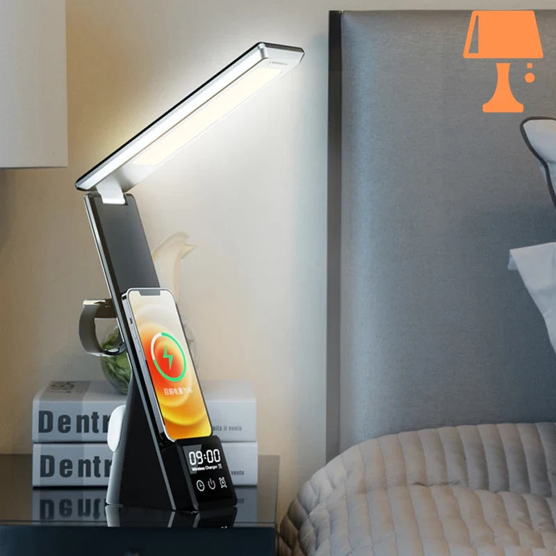 lampe de chevet avec chargeur induction chambre