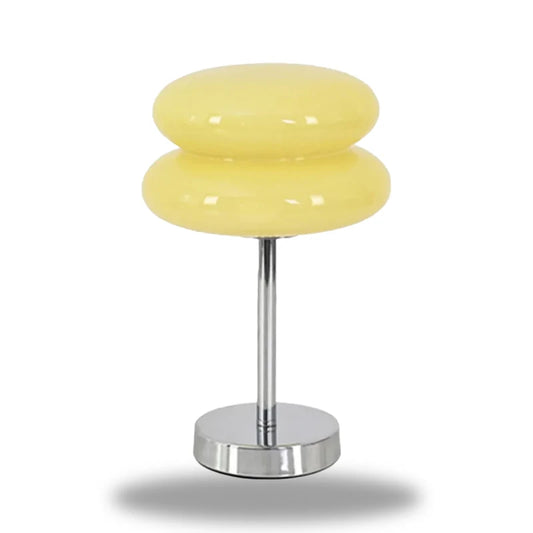 lampe de chevet avec du jaune et gris