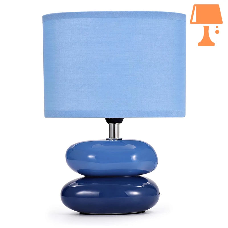 lampe de chevet avec galet design