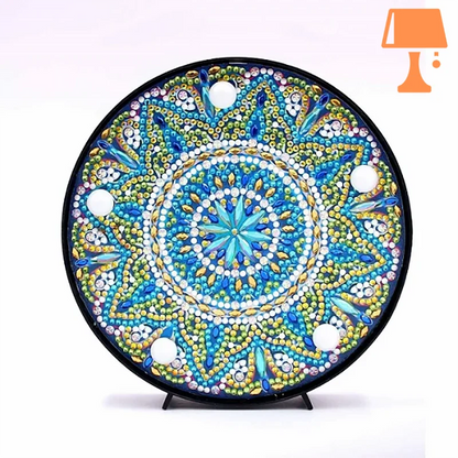 lampe de chevet avec perles mandala 5