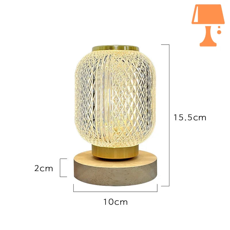 lampe de chevet avec pile mesure