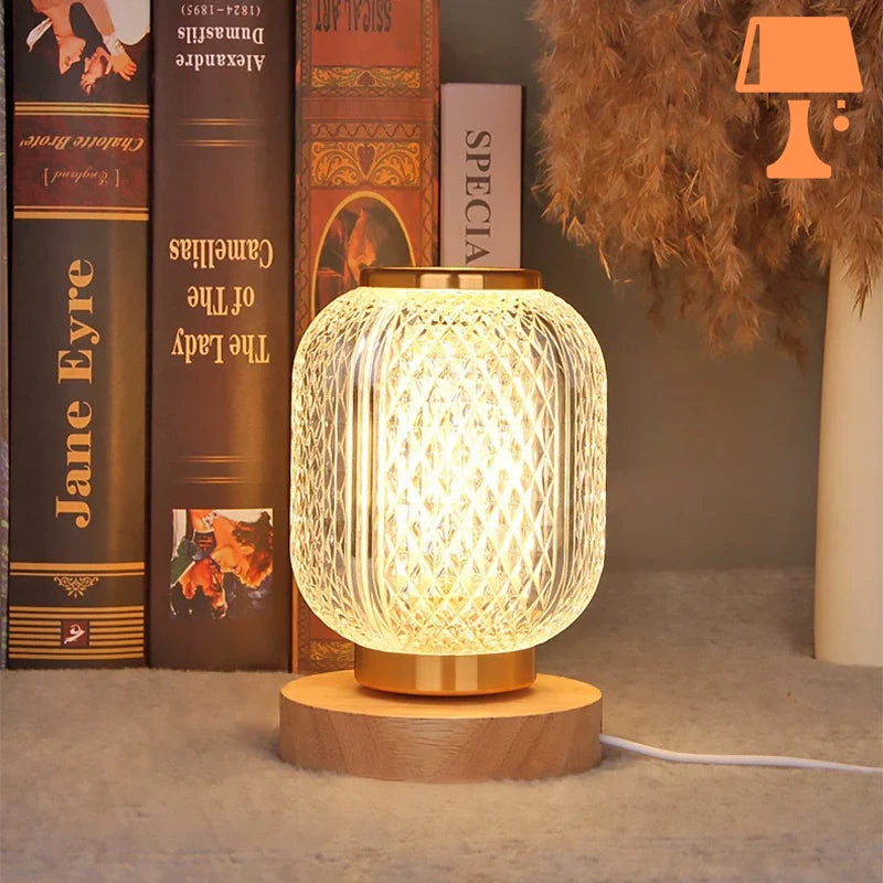 lampe de chevet avec pile table