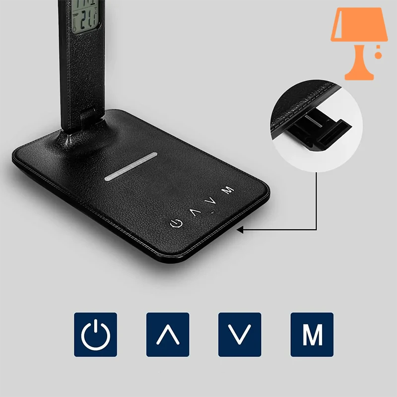 lampe de chevet avec station de chargement design