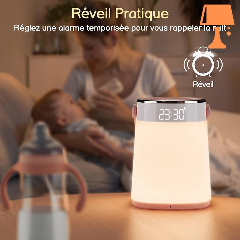 Lampe de Chevet Avec Télécommande avec réveille